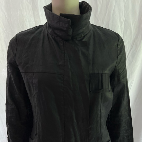 Rare Sarah Pacini coated cotton jacket with magnetic closures. Size M. - Picture 3 of 15